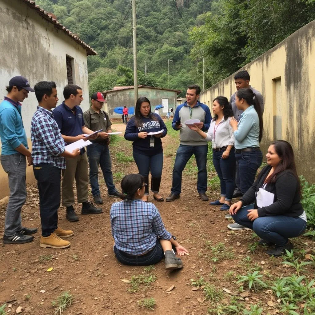 Voluntariado corporativo con comunidades locales