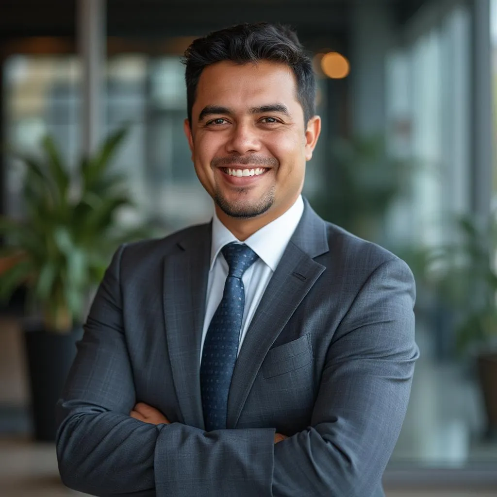 Retrato profesional de Carlos Mendoza, Director General